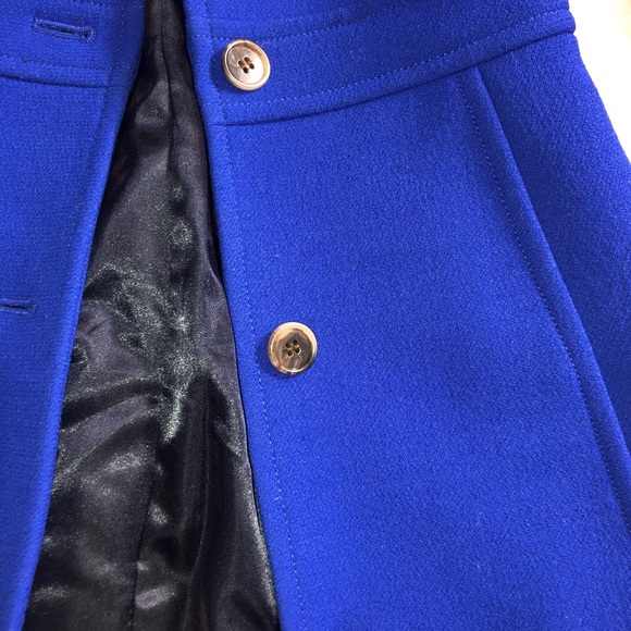 J. Crew Women's Blue Lady Day Coat - Picture 5 of 7
